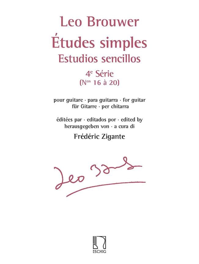 Études simples - Estudios sencillos (Série 4)